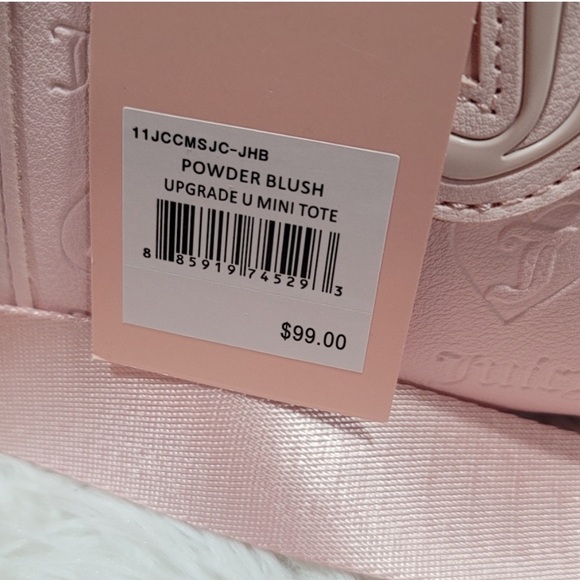 Juicy Couture Upgrade U Mini Tote Powder Blush Bag New with tags $99 - Picture 5 of 7